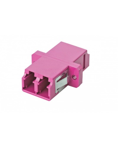 Адаптер OM4, LC дуплекс, с фланцами, пурпурный Eurolan (36A-40-2L-02MG) в Ижевске Проходные адаптеры Pintop.ru
