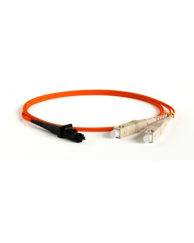 Патч-корд волоконно-оптический Hyperline FC-D2-62-MTRJM/PR-MTRJM/PR-H-2M-LSZH-OR в Ижевске Патч-корды оптические Pintop.ru