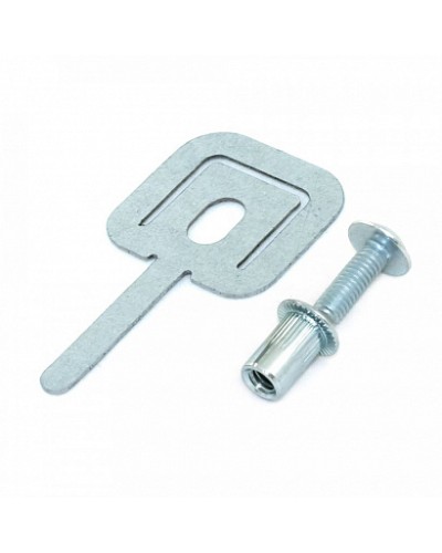 Комплекты для крепления ОКЛ с использованием винта, заклепки и хомута FR ПР-25 (100 шт) Промрукав (PR08.5203) в Ижевске Огнестойкие кабельные линии Pintop.ru