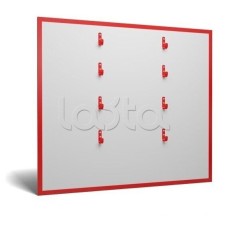 Щит пожарный открытый металлический с задней стенкой "Я" (без комплекта, 1210*1100) Ярпожинвест