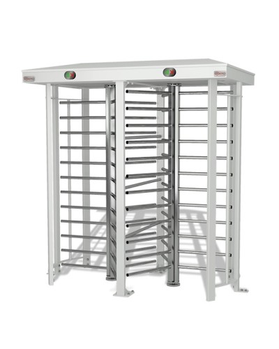 Турникет электромеханический сдвоенный полноростовой гибрид Oxgard Praktika Т-10-G Doublе Pass (ВЗР 2332-04) в Ижевске Турникеты Pintop.ru