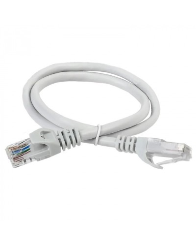ITK Коммутационный шнур (патч-корд) кат.5Е UTP 1м серый (PC01-C5EU-1M) в Ижевске Патчкорды (медные) Pintop.ru