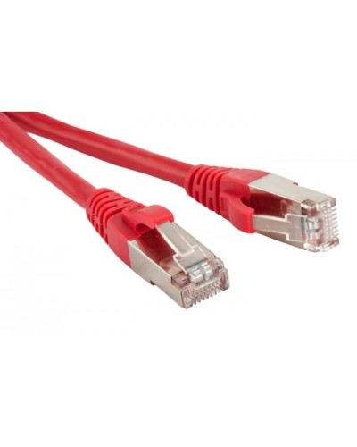 Патч-корд F/UTP Hyperline PC-LPM-STP-RJ45-RJ45-C6-3M-LSZH-RD в Ижевске Патчкорды (медные) Pintop.ru