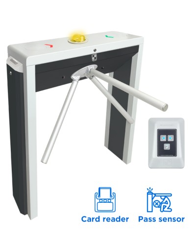 CARDDEX Комплект тумбового турникета со встроенным картоприемником STL-03KEC в Ижевске Турникеты Pintop.ru