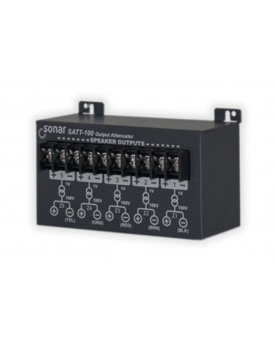 Блок аттенюаторов для настольныx усилителей Sonar SATT-100 в Ижевске Система оповещения и трансляции Sonar Pintop.ru