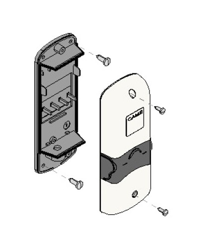Корпус приемника DTA01 DTA02 DBS01 DBS02 Came 119RIR256 в Ижевске Запчасти для шлагбаумов и автоматики Pintop.ru