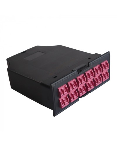 MPO кассета OM4, для LAN-FRM-PP-STP/1U, 24xLC, тип B, черная LANMASTER (LAN-FRM-IN-2MB-24LC/OM4) в Ижевске Патч-корды оптические Pintop.ru