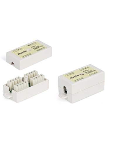 Адаптер проходной (coupler), Dual IDC, категория 5e, 4 пары Hyperline CA-IDC-C5E-WH в Ижевске Проходные адаптеры Pintop.ru