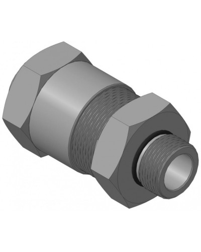 Кабельный ввод с резьбой G3/4 мм для прокладки кабеля в металлорукаве РЗ-ЦП-25, с уплотнением кабеля и проходным диаметром кабеля d=12-16 мм Спектрон КВМ-25/16-М-G3/4 в Ижевске Аксессуары для кабель-канала Pintop.ru