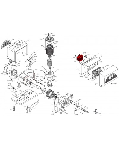 Конденсатор 9 мкФ с гибкими выводами Came 119RIR304 в Ижевске Запчасти для шлагбаумов и автоматики Pintop.ru