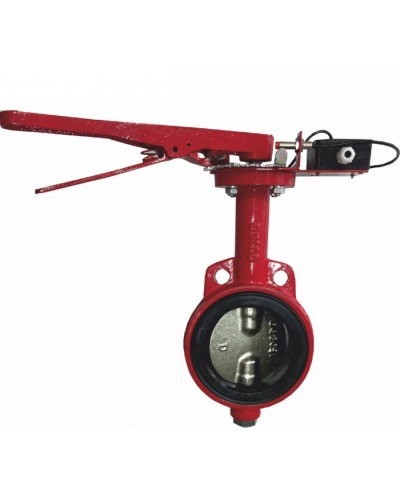 Затвордисковый с ручным приводом с контролем положения УКПЗА Спецавтоматика 3т 150/1,6(Р)-Ф.У3.1-АМК-150v1 в Ижевске Затворы дисковые Pintop.ru