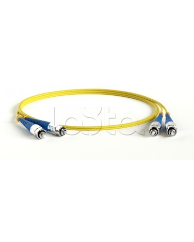 Патч-корд волоконно-оптический Hyperline FC-D2-9-FC/UR-LC/UR-H-15M-LSZH-YL в Ижевске Патч-корды оптические Pintop.ru