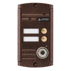 Видеопанель вызывная накладная цветная на 2 абонента с TM-считывателем Activision AVP-452 TM (PAL, антик)