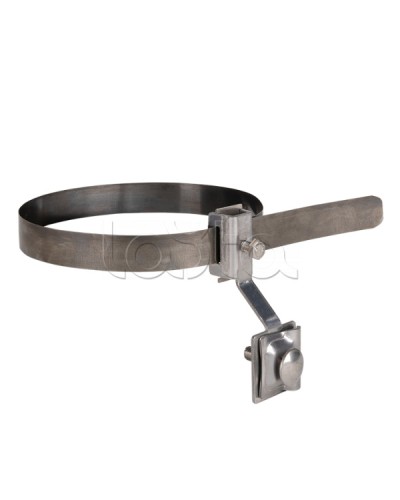 Держатель для труб универсальный D=(0-160) мм CZ, полоса нерж. сталь EKF PROxima (lp-d3001-cz) в Ижевске Монтажные материалы Pintop.ru