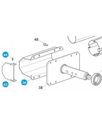 Крышка блока управления ZL37 Came 319148 в Ижевске Запчасти для шлагбаумов и автоматики Pintop.ru