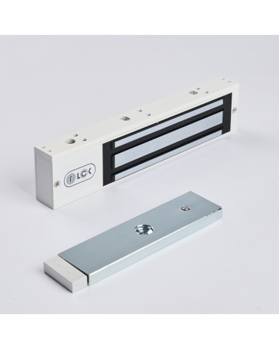 R-Lock RL-EM280-LSW - Электромагнитный замкок, 280кг, DC12/24B, цвет белый, RAL9016(белый), два датчика втроены в корпус замка: датчик Холла и магнито-контактный датчик в Ижевске Электромагнитные замки Pintop.ru