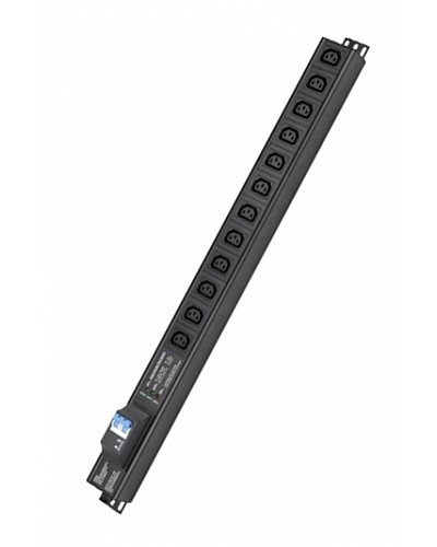 Блок распределения питания вертикальный для 19 шкафов DKC R5VIEC12CBOP в Ижевске Блоки розеток Pintop.ru