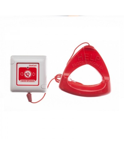 Кнопка со шнуром проводная аналоговая влагозащищенная Getcall GC-0423W1 в Ижевске Переговорные устройства Pintop.ru