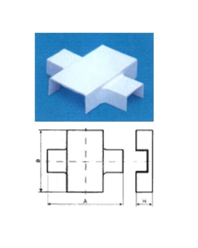 Х-переходник 60x22 на 24x14 TWT TWT-CT60/24-XT-WH в Ижевске Аксессуары для кабель-канала Pintop.ru