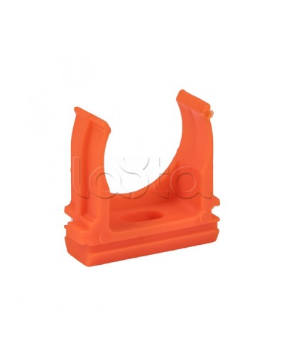 Крепеж-клипса d25 мм (10 шт) оранжевая EKF-Plast (derj-z-25o) в Ижевске Держатели, клипсы, скобы Pintop.ru