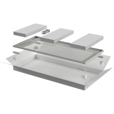 ITK LINEA N Дверь перфорированная 600мм шкафа 33U сер. (LN35-33U6X-DP)