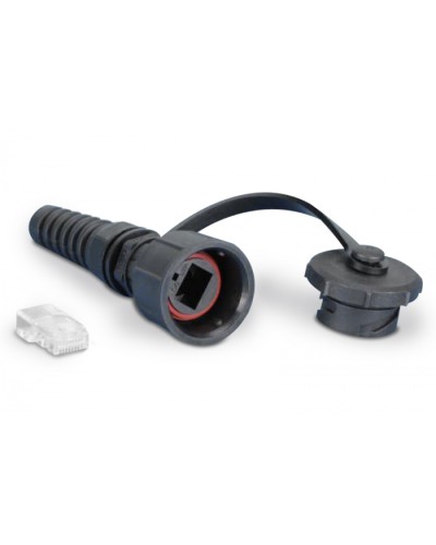 Промышленный разъем RJ-45 8P8C Hyperline PLUG-IE-8P8C-PV-C6 в Ижевске Коннекторы и разъемы Pintop.ru