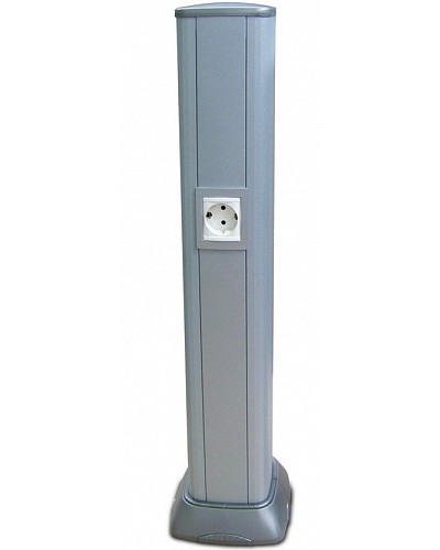 Колонна алюминевая 0,71 м, цвет темно-серебристый металлик DKC 09594 в Ижевске Аксессуары для стоек и шкафов Pintop.ru