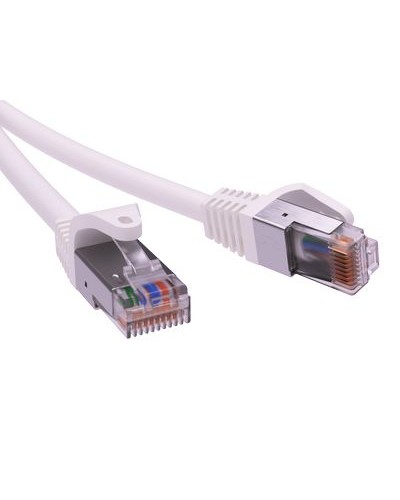 Патч-корд экранированный CAT5E F/UTP 4х2, LSZH, белый, 1.5м DKC RN5EFU4515WH в Ижевске Патчкорды (медные) Pintop.ru