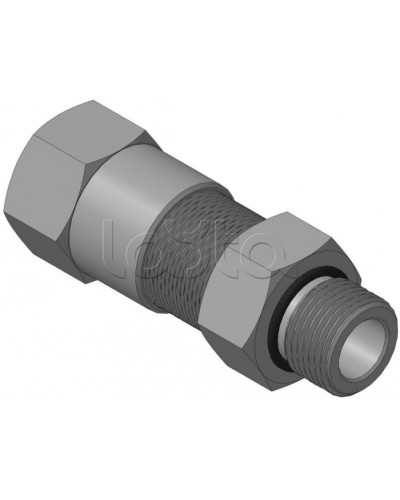 Кабельный ввод с резьбой G1/2 мм для прокладки кабеля в металлорукаве РЗ-ЦП-12, с уплотнением кабеля и проходным диаметром кабеля d=6-10 мм Спектрон КВМ-12/10-Н-G1/2 в Ижевске Аксессуары для кабель-канала Pintop.ru