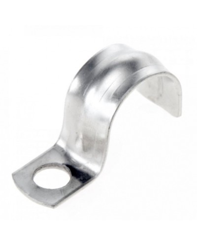 Скоба металлическая однолапковая СМО 25-26 отв. d 6,5 мм (100 шт/уп) Промрукав (PR08.4860) в Ижевске Держатели, клипсы, скобы Pintop.ru