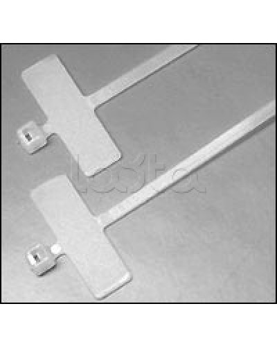 Хомут-стяжка нейлоновый, неоткрывающийся, с площадкой для маркировки 200x2.5 мм Hyperline GTK-200MC (100 шт/уп.) в Ижевске Стяжки-хомуты Pintop.ru