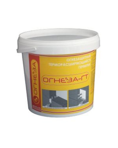 Герметик противопожарный терморасширяющийся Огнеза ОГНЕЗА-ГТ, ведро 3 кг., цвет серый в Ижевске Дополнительное оборудование пожаротушения Pintop.ru