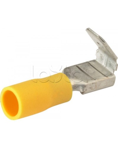 Клемма плоская изолированная 4-6 мм² (КПИ гнездо+штекер - 7.4мм+6.3мм) (100шт/уп) REXANT 08-0452 в Ижевске Клеммные колодки Pintop.ru