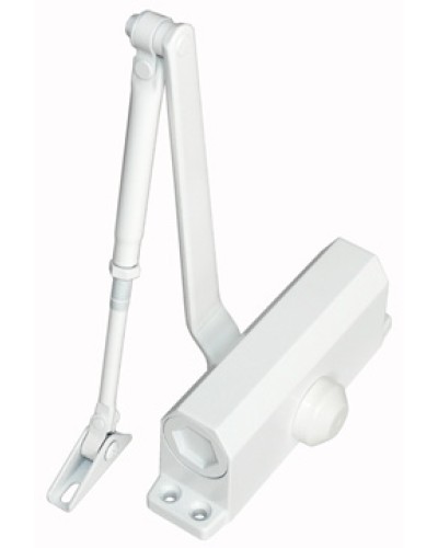 Доводчик двери c тягой EN 3-6, 40 - 130 кг Smartec ST-DC036BCDA-WT в Ижевске Доводчики Pintop.ru