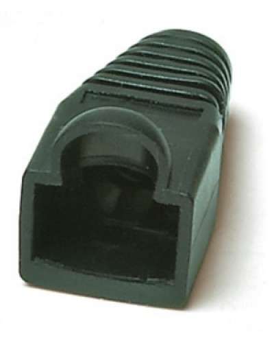 Изолирующий колпачок для разъемов RJ-45, черный (10 шт.) Hyperline BOOT-BK-10 в Ижевске Коннекторы и разъемы Pintop.ru