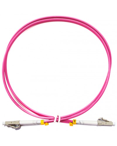Шнур оптический duplex LC-LC 50/125 mm OM4 1м LSZH Cabeus FOP-50-OM4-LC-LC-1m в Ижевске Патч-корды оптические Pintop.ru