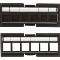 Вставка под кейстоны в модульную панель, неэкранированная, 6 портов, со шторками LANMASTER LAN-FRM-IN-6SK-UXX