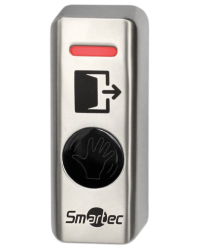 Кнопка ИК-бесконтактная металлическая накладная Smartec ST-EX341LW в Ижевске Кнопки выхода Pintop.ru