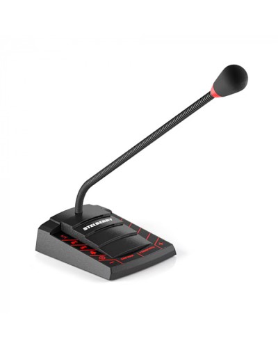 Пульт громкого оповещения на 60 Ватт STELBERRY F-700 в Ижевске Микрофонные консоли и микрофоны Pintop.ru