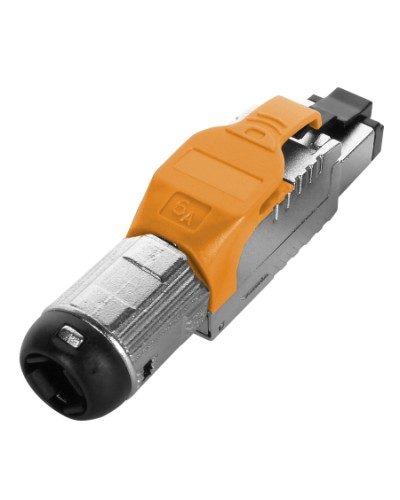 Разъем полевой оконцовки RJ-45 Hyperline (PLUE-8P8C-S-C6A-SH-OR) в Ижевске Коннекторы Pintop.ru