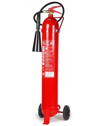 Огнетушитель углекислотный ПОЖТЕХНИКА ОУ-7 ИНЕЙ РФ на шасси (70В, С, Е, до 10 000V) баллон по ГОСТ 949 в Ижевске Огнетушители Pintop.ru