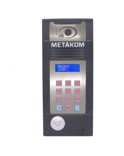 Многоабонентый антивандальный блок вызова со встроенной видеокамерой Метаком MК2018-TMRFGV в Ижевске Блоки вызова многоабонентные Pintop.ru