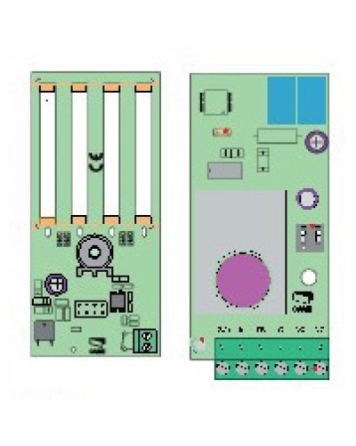 Плата RX DIW01 DBC01 Came 119RIR252 в Ижевске Запчасти для шлагбаумов и автоматики Pintop.ru