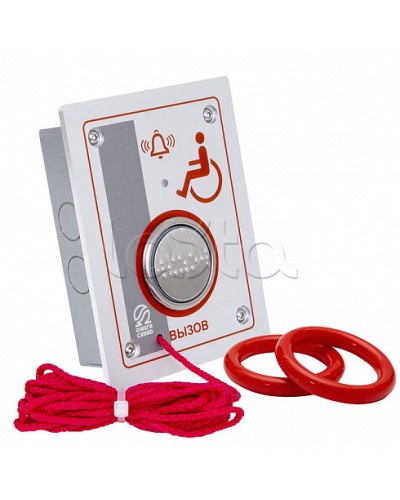 Кнопка ВЫЗОВ Омега Саунд AL-RB-1 (исп.М4) в Ижевске Системы оповещения и управления эвакуацией Pintop.ru