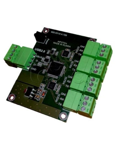 Конвертер USB/RS-232 ИНФОТЕХ AVT-USB/4RS232 в Ижевске Дополнительное оборудование для ОПС Pintop.ru