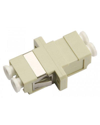 Соединитель проходной LC-LC duplex, MM(для многомодового кабеля) Cabeus DLC-DLC-MM в Ижевске Проходные адаптеры и розетки оптические Pintop.ru