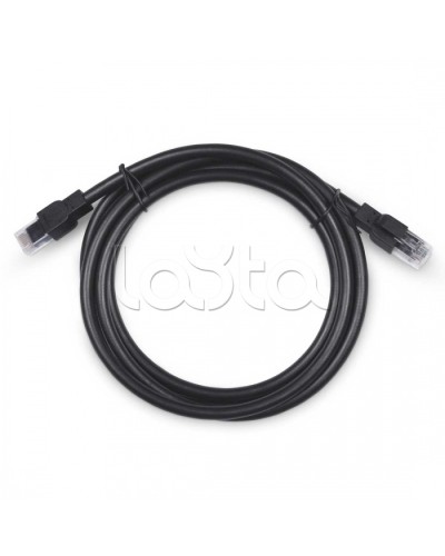 Патч-корд U/UTP, категория 6a, 2xRJ45/8p8c, неэкран. армир. гофр. стальной лентой, черный, РЕ, внешний, 1м Cabeus PC-ARM-UTP-RJ45-Cat.6a-1m-PE в Ижевске Патчкорды (медные) Pintop.ru