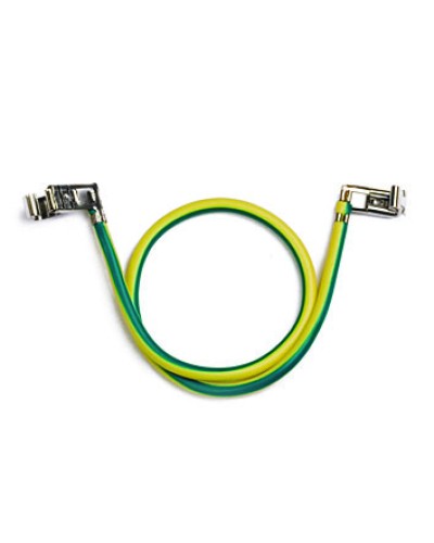 Провод заземления с клеммами для соединения основания и крышки короба, 300 мм DKC (E0001BC) в Ижевске Аксессуары для кабель-канала Pintop.ru