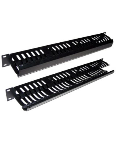 Органайзер кабельный 19 1U c крышкой на 24 порта TWT TWT-ORG/CV24-1U в Ижевске Кабельные органайзеры Pintop.ru