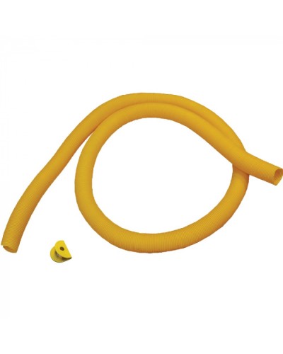 Гофротруба 80 мм для кабельного спуска, с разрезом, 3 метра, желтая LANMASTER (LAN-OT-TUBE-80) в Ижевске Аксессуары для лотков Pintop.ru